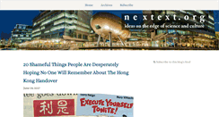 Desktop Screenshot of nextext.org